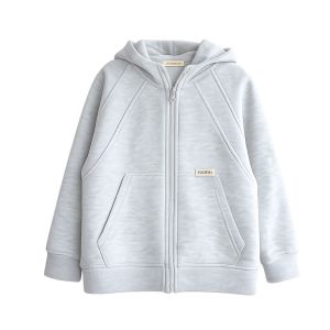 Áo Khoác Hoodie Zip Bé Trai Bé Gái  Dây Kéo Form Rộng 2 Viền Nỉ Ngoại 13-50 Kg - Brand CON XINH