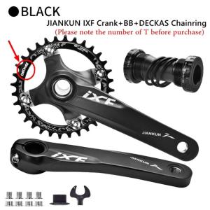 IXF 104 BCD 32T 34T 36T 38T Mountain Bike 170mm Crankset Aluminum Alloy MTB Crank Set Round Narrow Wide Chainring Bottom Bracket Bolts fit Shimano