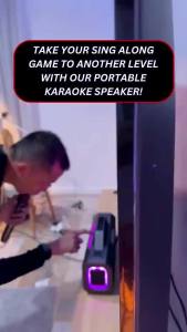 Sounarc by Tronsmart K1 Portable Bluetooth Karaoke Party Speaker 150w IPX6 Waterproof with LED Light