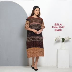 Daster Habel Selutut Viral Katun Motif Import Korean Style Home Dress Premium Busui Friendly BELA