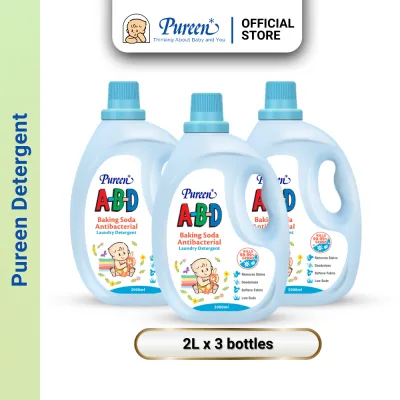 Pureen A-B-D with Baking Soda Detergent 2 Litre x 3 bottles (Bundle Sale)