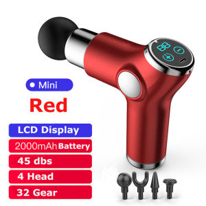 Muscle Massage Gun Mini Pocket 32 Speed vibration Electric Back neck Massager Gun For Body Deep Relief Pain Slimming Fascial gun
