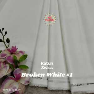 [0.5 METER] Kain Katun Swiss Superfine - Lebar 1.5 Meter
