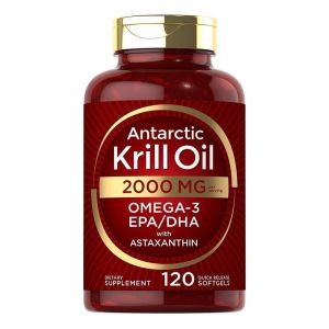 Pure Antarctic Krill Oil Softgels High Quality Fish Oil Capsules Rich in Omega 3 Supports Heart Health Dietary Health Supplement