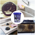 99.9% Kitchenware Cleaner Stainless Steel Cookware Cleaning Paste Powerful Household Kitchen Cleaner Washing Pot Bottom Scale Rust Cleaning Cream Paste for Appliances Kitchen. 
