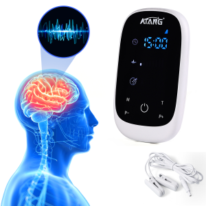 End Insomnia Anxiety Depression! Touch Screen CES Sleep Aid Device Electronic Acupuncture Therapy Apparatus Fast Calm and Deep Sleep Helper