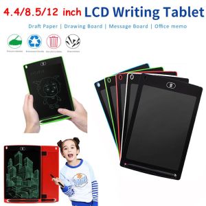 PETIBABE 4.4/8.5/12 Inch Early Education LCD Electronic Sketchpad Wordpad Drawing Board Writing Tablet