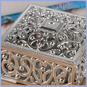 【Enthusiasm】🌟🌟【Hot Sale】🎈 Plastic Treasure Trinket Box Square Candy Box Treasure Chest Wedding Favor Box