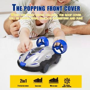 STKE EPP Foam Remote Control Car Water Land Rechargeable Auto Fast Drone Boat Stunt Auto Waterproof Amphibious Rc Car Boys Girls Christmas