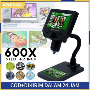 Mikroskop microscope digital g1200 kaca pembesar 12MP layar LCD 7 inci mikroskop digital elektronik 1200X monitor amplification magnifier