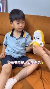 Body-Sensing Musical Fruit Plush ToyBanana & Strawberry Induction ToyParent-Child Interactive Toy