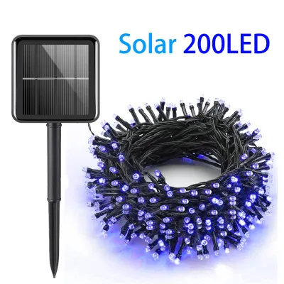 Outdoor Solar String Light Hari Raya Lights 22M 200LED Light Strip IP65 Waterproof 8 Modes For Holiday Hari Raya Decoration