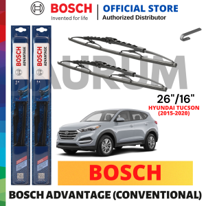 Bosch Advantage Wiper Blade set for Hyundai Tucson 2015-Present (26/16) 2pcs