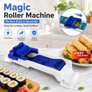 Sushi Maker Roller Vegetable Meat Roll Tool Lumpia Wrapper Roller DIY Kitchen Gadget Manual