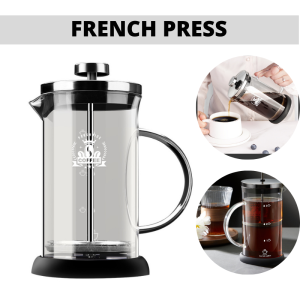 French Press Coffee Brewer Coffee Press High Quality Glass for Brewing Coffee or Tea 350/600/1000ml