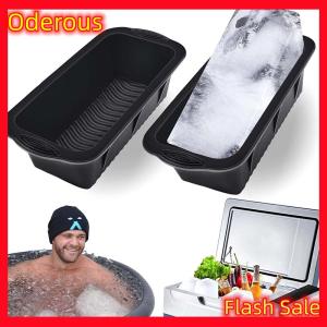 Oderous Extra Large Ice Mold Silicone Large Ice Block Mold Ice Cube Maker Reusable Large Ice Cube Tray Ice Bath Chiller For Home