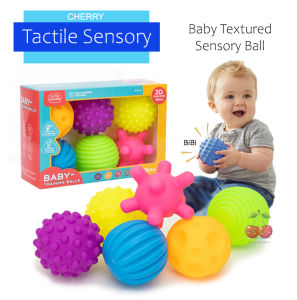 CHERRY Baby Tactile Sensory Hand Ball Soothing Sensory Stimulation Massage Ball Autism ADHD Special Needs Preschool