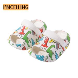 Fashionable Soft  Comfortable Colorful Printed Dinosaur Childrens Sandals