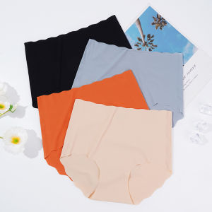 4Pcs/set Invisible Panties Women Seamless Briefs Female Underpants Ultra-thin Underwear High Rise Panties Solid Comfy Lingerie