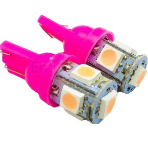 ไฟหรี่ ไฟเลี้ยว ไฟส่องป้ายทะเบียน ไฟเก๋ง รถจักรยานยนต์ รถยนต์ รถยนต์ใหญ่ 6ล้อ 10ล้อ T10-5050-5LED 12V/24v 1คู่