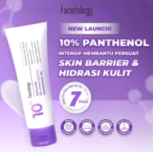 FACETOLOGY Panthenol Barrier Boost Moisturizer Series 5% & 10% - Pelembap Skin Barrier Semua Jenis Kulit
