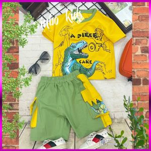 [Cao Cấp Cực Đẹp] Đồ Bộ Bé Trai Size Đại 14kg-43kg Chất Cotton Co Giãn 4 Chiều Mềm Mịn Mát.1722.3