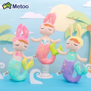 Metoo Angela Mermaid Rabbit Plush Stuffed Doll Kids Birthday Toy Christmas Gifties for Girls Personalized Toys2026