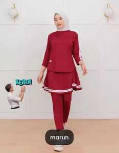 Atlana set - one set baju senam baju olahraga