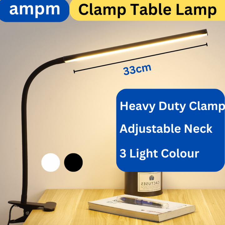 LED Table Lamp Clamp Desk Lamp Clip Study Light Eye Care Desk Lamp
