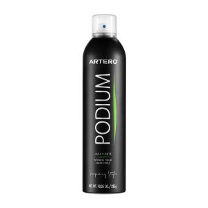 Artero Podium Strong Hold (400ML) สเปรย์จัดทรง (ดำ) สเปรย์จัดแต่งทรงขนแบบอยู่ทรงแน่นพิเศษ จัดทรงสวย คงรูปตลอดทั้งวัน เหมาะสำหรับงานโชว์และประกวด