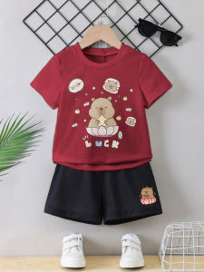 Joykids Setelan Anak Perempuan dan Laki-laki Lucu Capybara