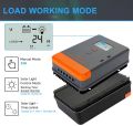 PowMr 30A Fast Charger MPPT Solar Charger Controller Support 12V 24V Battery Solar Panel Regulator 75V PV INPUT LCD Display Battery Charger. 