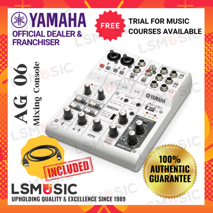 Yamaha AG06 Mixing Console AG Series Interface Lazada