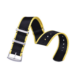 Cmooth Seatbelt Nylon Watch Strap 20mm 22mm Premium Quality Nylon Nato Strap Military Straps  For 007 James Bond WatchBand Replacement Watch Accessories Watch Bands