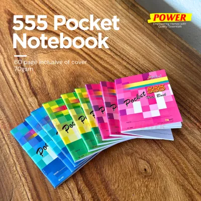Standard 555 Compact Mini Hardcover Pocket Notebook 70gsm - Assorted Colors