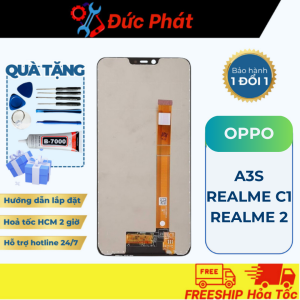 Màn Hình THAY THẾ OPPO A3S / REALME C1 / REALME 2 (Tặng kèm keo dán bộ sửa)