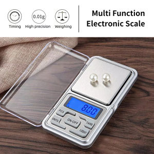 Electronic Scale Digital Pocket Scale Gram Precision Mini Weighing Backlight LCD Display For Kitchen Jewellery Electronic Scale