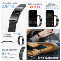 LIGE Smart Bracelet Men Women Heart Rate Sleep Monitor Health Smart Band Waterproof Sports Fitness Tracker Smartwatch For Android IOS. 