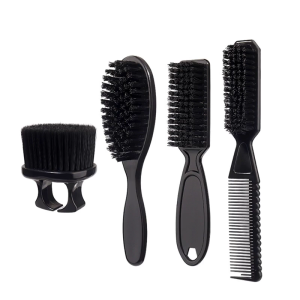 Mens Hair Brush 4 Pieces Comb Set Designed For Effortless Slicked Back Styles Suitable For Different Hair Types