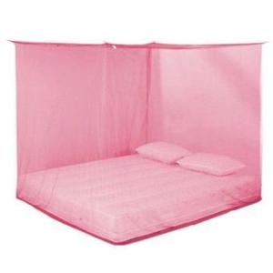 มุ้งกันยุงมุ้งนอนมุ้งสีอ่อน 6ฟุต (สีชมพู) มีเก็บปลายทาง