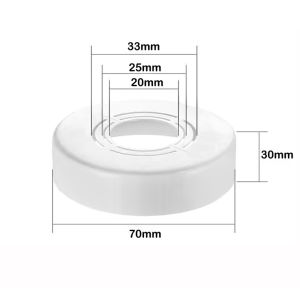 YESMILE Plating Shower Faucet Cover ABS Wall Flange Faucet Decorative Cover Useful Adjustable Flange Cover Shower