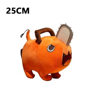 Boneka Chainsaw Man Podium Liontin Boneka Mainan Mewah Kartun Bantal Palsu Boneka Mainan Lembut untuk Anak-anak Hadiah Ulang Tahun 10/25/40CM