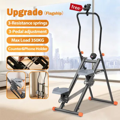 Stair Machine Climbing Stepper Foldable Master Climber Stepper Cardio Fitness Equipment Vertical