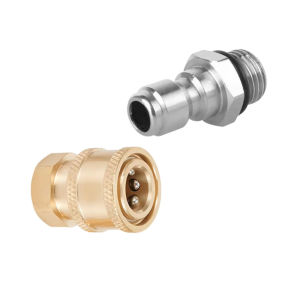 Khớp nối nhanh ren 14mm và 1/4 Inch phụ kiện kết nối chuyên dụng cho máy rửa xe áp lực cao