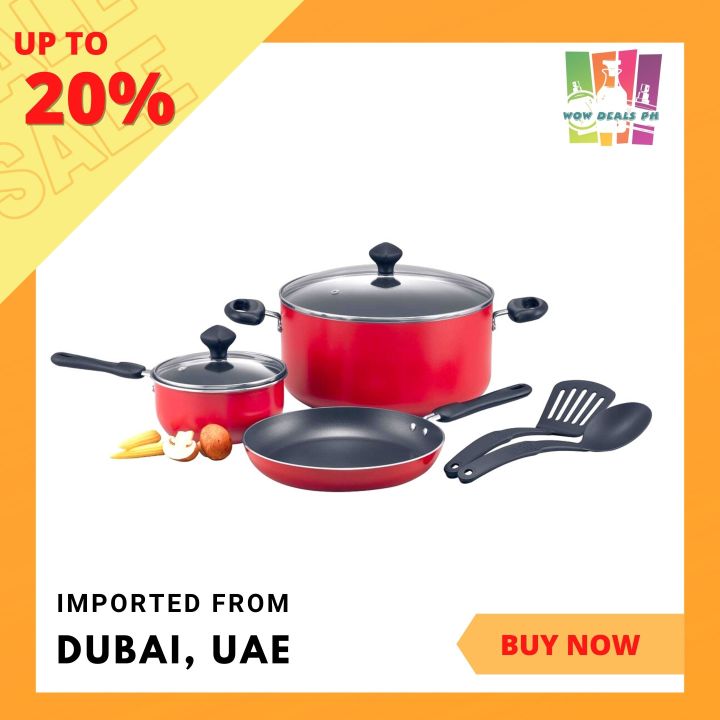 Prestige Non Stick 7 Pieces Cookware Set