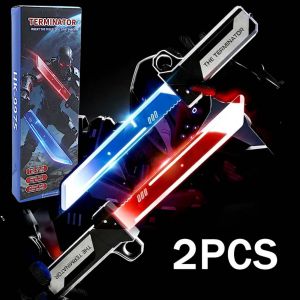 SSP Glow Saber Toys 2-Piece Set Features Cool Red & Blue Light-Up Effects for Creative Play