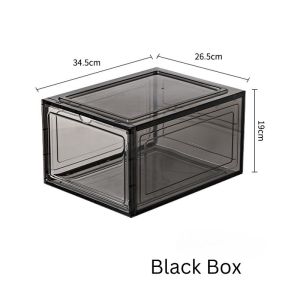 Creative Simple Transparent Plastic Storage Box Home Living Room Sneakers Sneakers High Heels Dustproof Shoe Box Shoe Cabinet