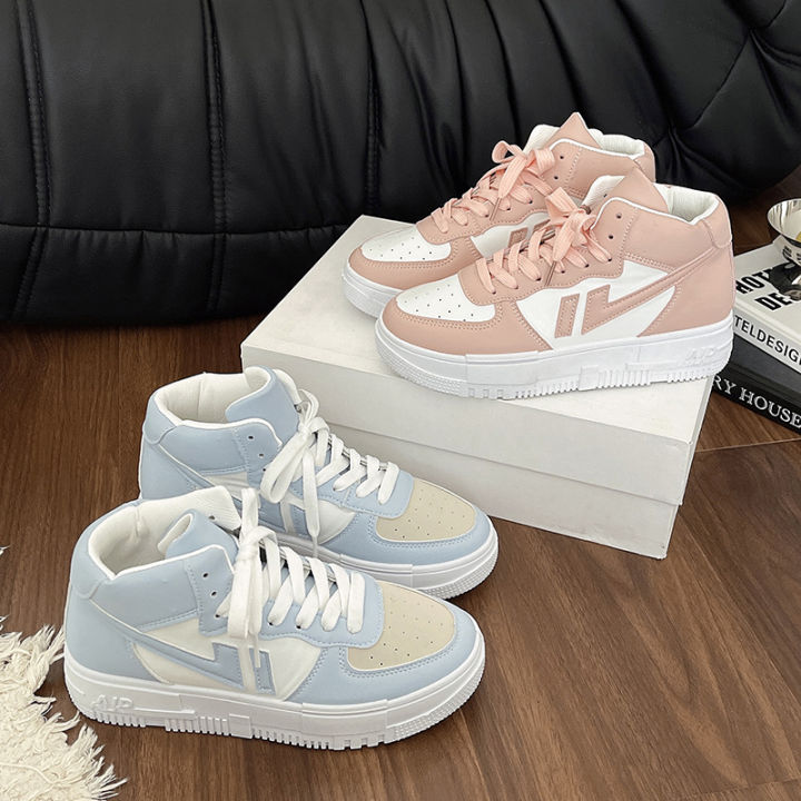 Korea Fashion High Cut Sneakers WOmen Casual Flat Students