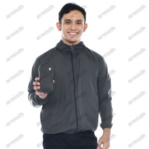 jaket Parasut Olah Raga Pria Premium Waterproof