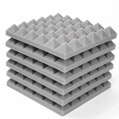 25x25x5cm 24pcs Acoustic Foam Panels Sound Proof Foam Panels Work Studio Foam Sound Proofing Foam Wall Panels